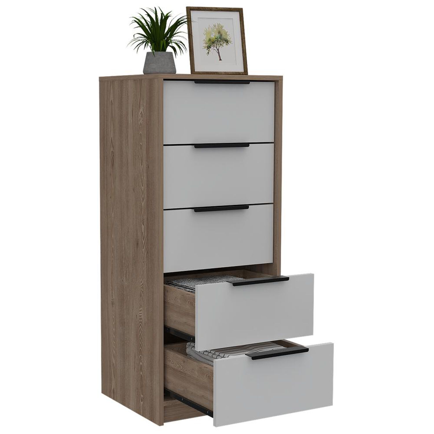 Comoda Tuhome Kaia / 5 Cajones image number 4.0