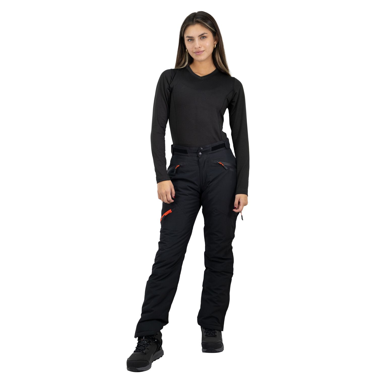 Pantal&oacute;n T&eacute;rmico Hw Iron Negro Mujer image number 4.0