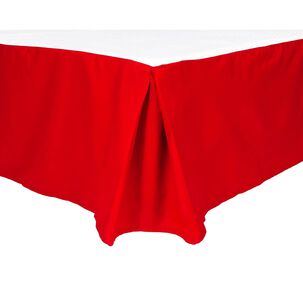 Faldon Unicolor 1 Plaza Color Rojo 144 Hilos Arthome