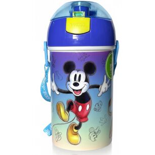 Vaso Boton Infantil Mickey Con Correa Antiderrame Disney
