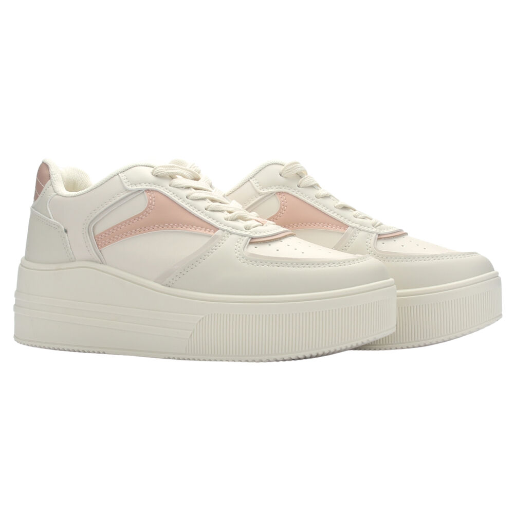 Zapatilla Mujer Chalada Memphi-9 Beige Urbano image number 4.0