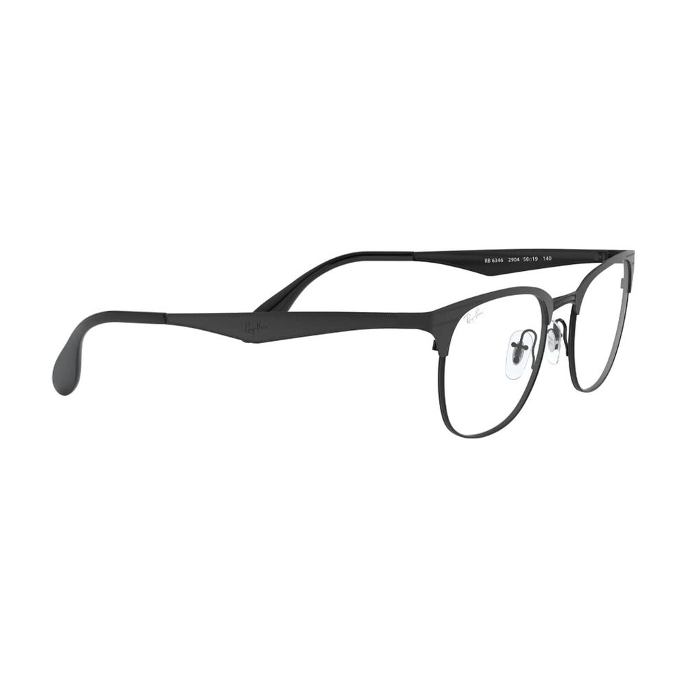 Lentes &Oacute;pticos Matte Black On Black Ray-ban Optical image number 10.0