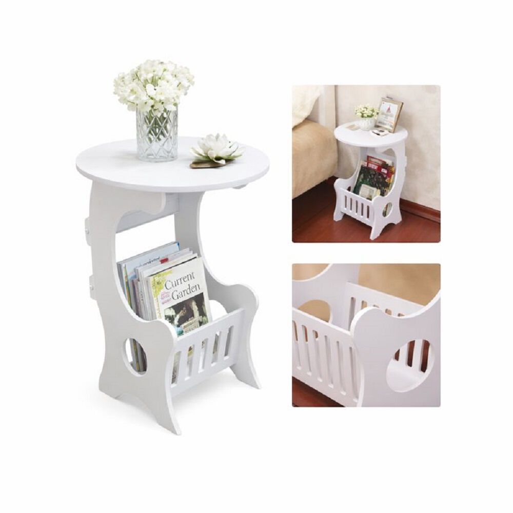 Velador Mesa Minimalista Auxiliar Revistero Hogar image number 2.0