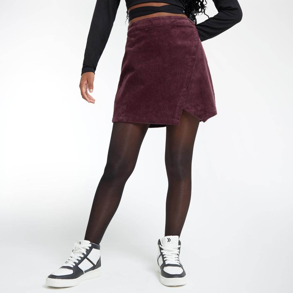 Falda Short Cotelé Regular Mujer Rolly Go image number 0.0