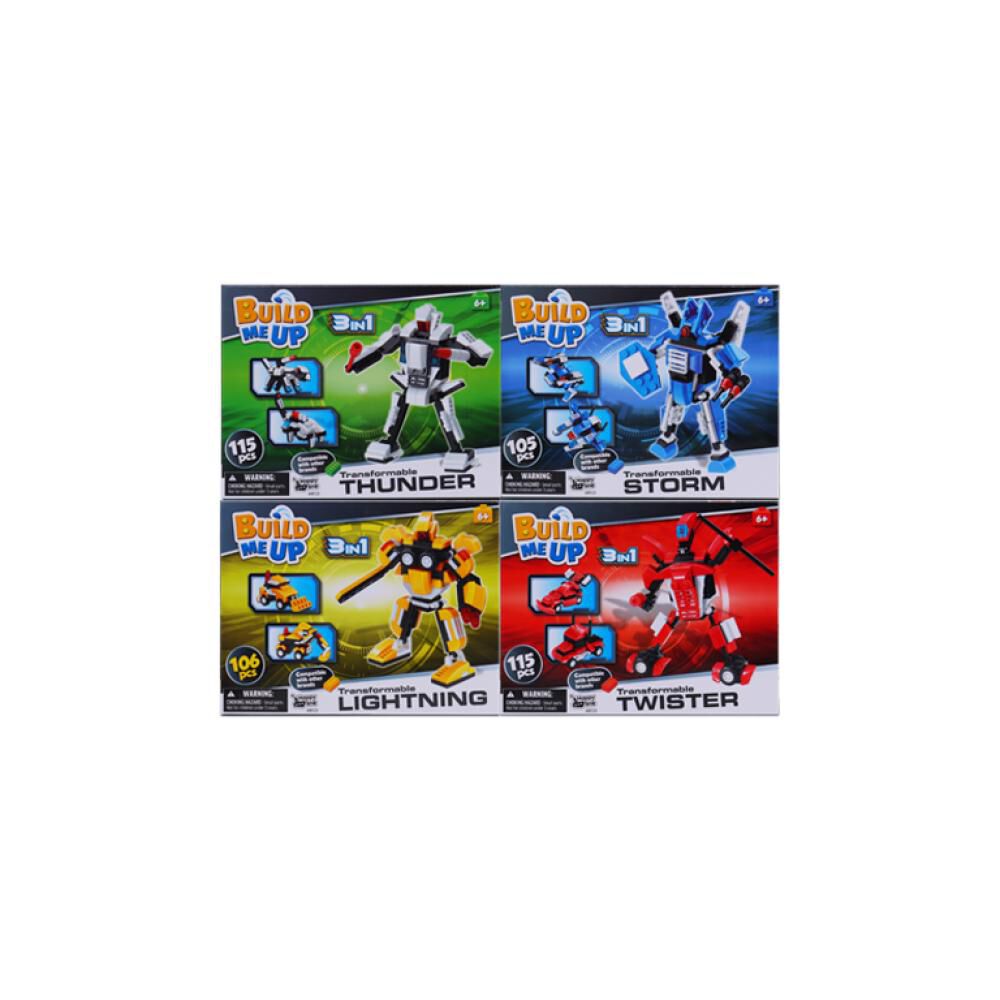 Bloques Happy Line Robots 3 En 1 image number 7.0