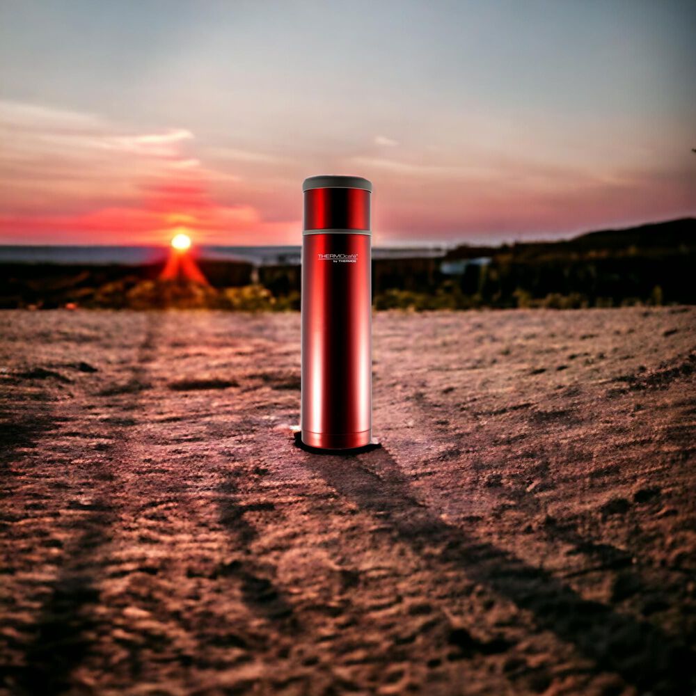 Termo Premium De Acero Inoxidable 1l Rojo Metalizado 12h/24h image number 3.0