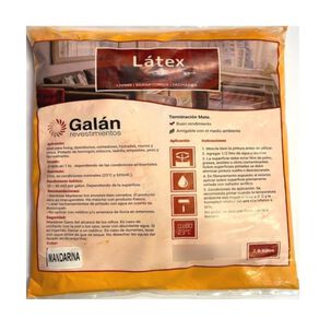 Pintura En Bolsa Latex 2.8 Kilos Mandarina Galan