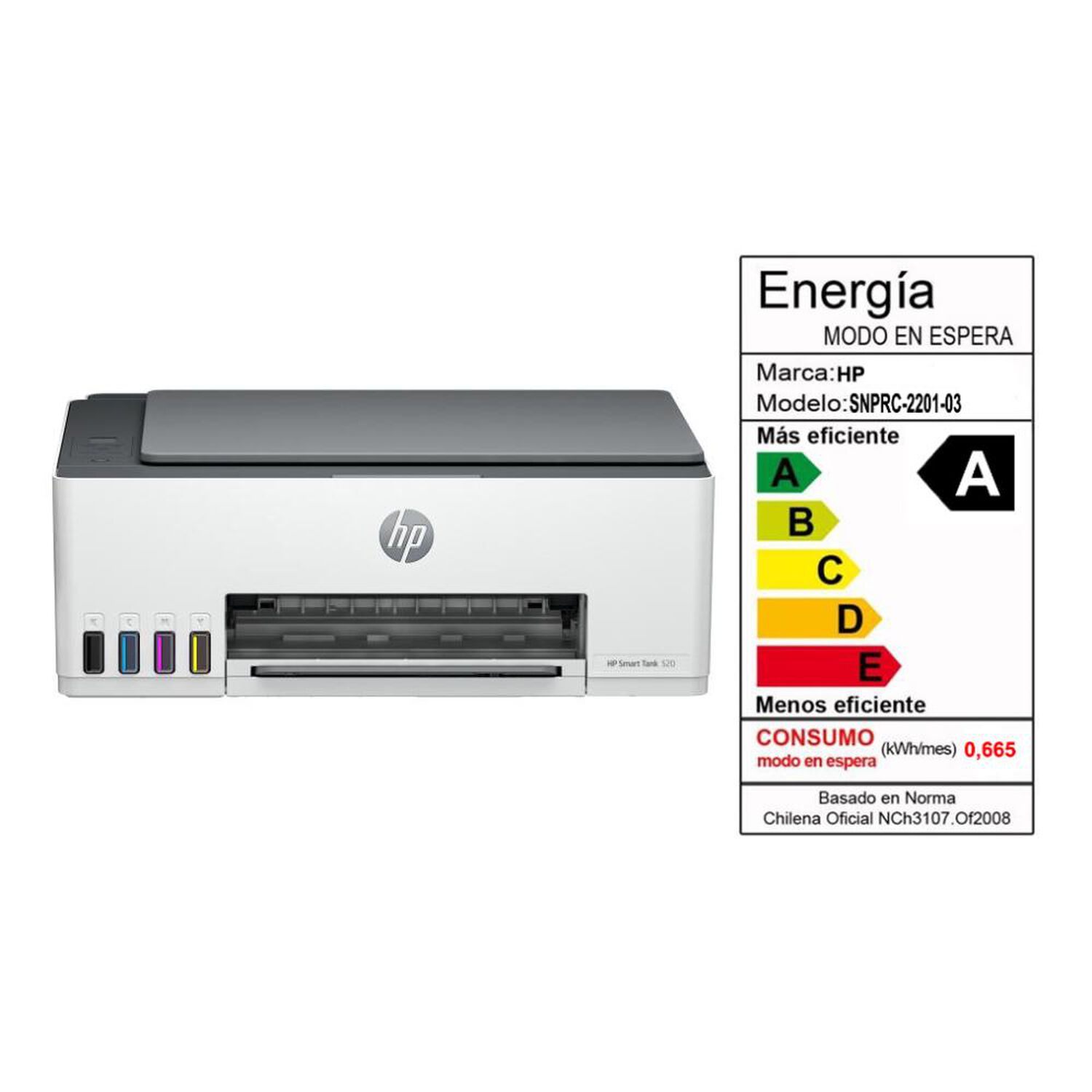 Impresora Multifuncional HP Smart Tank 520 image number 17.0