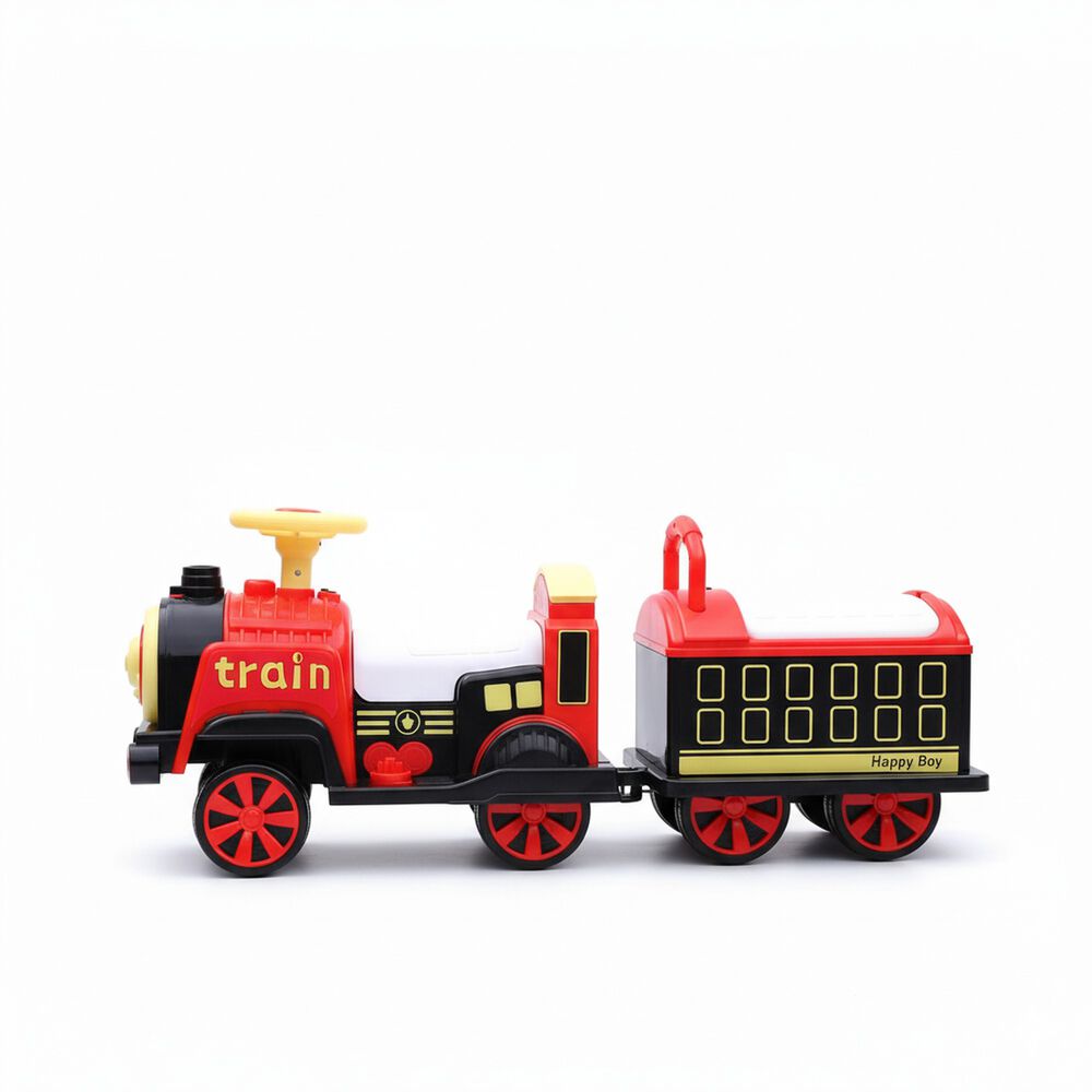 Tren A Bater&iacute;a Ferrocarril Rojo Bebesit image number 2.0