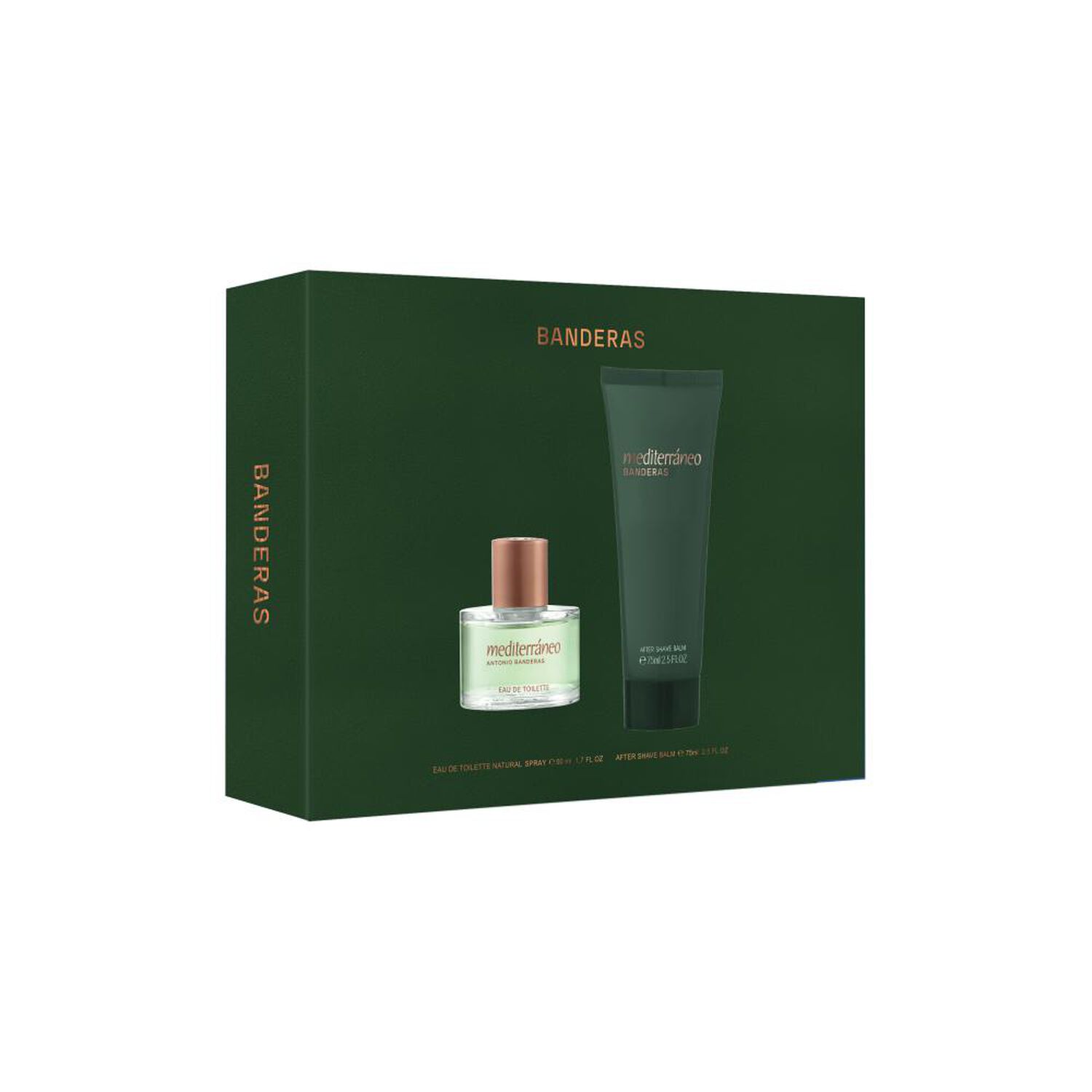 Set De Perfumer&iacute;a Hombre Mediterr&aacute;neo Banderas / 50 Ml / Eau De Toilette + After Shave 75 Ml image number 1.0