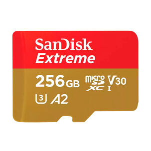 Tarjeta De Memoria Microsd Sandisk 256gb + Adaptador 190mb/s