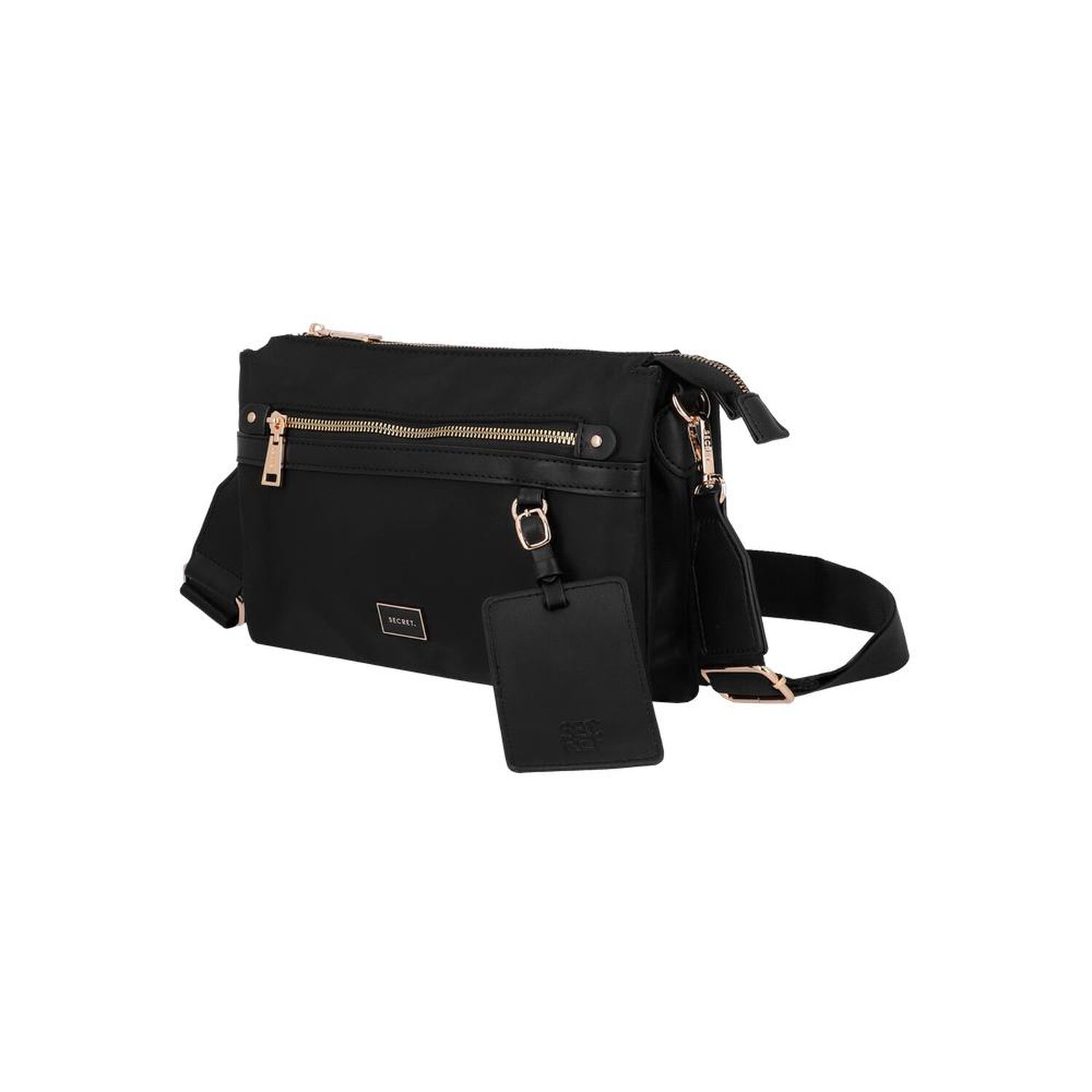 Bandolera Secret Lucerna St6 M Negro image number 1.0