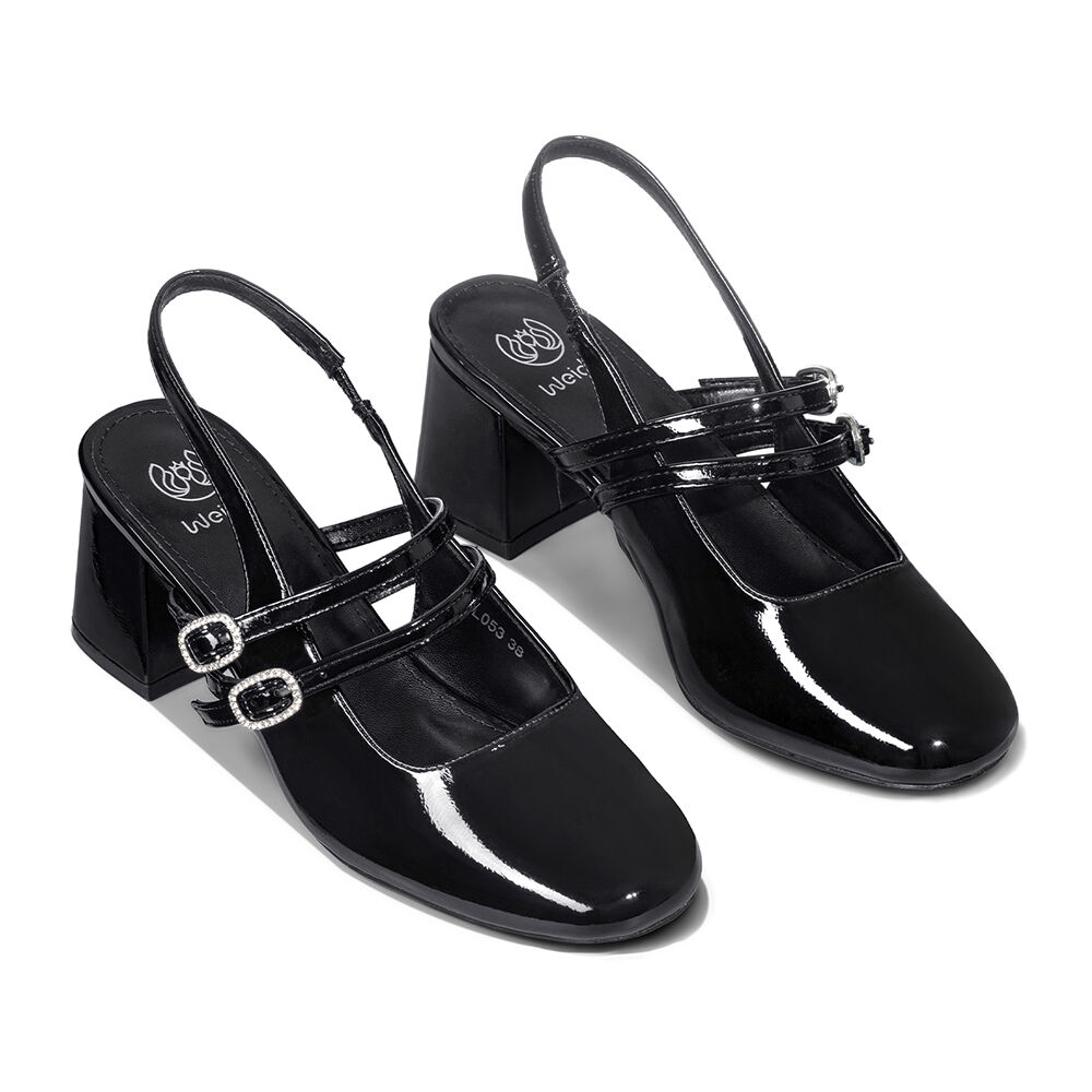 Zapato Taco Talón Descubierto Elegante Mujer Weide Yl053 image number 2.0