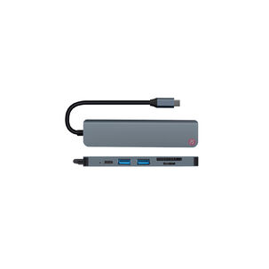 Hub Conector Tipo C 6 En 1 - Ps