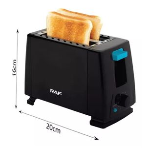 Tostadora Electrica De Pan 2 Rebanadas 650w Negro R263