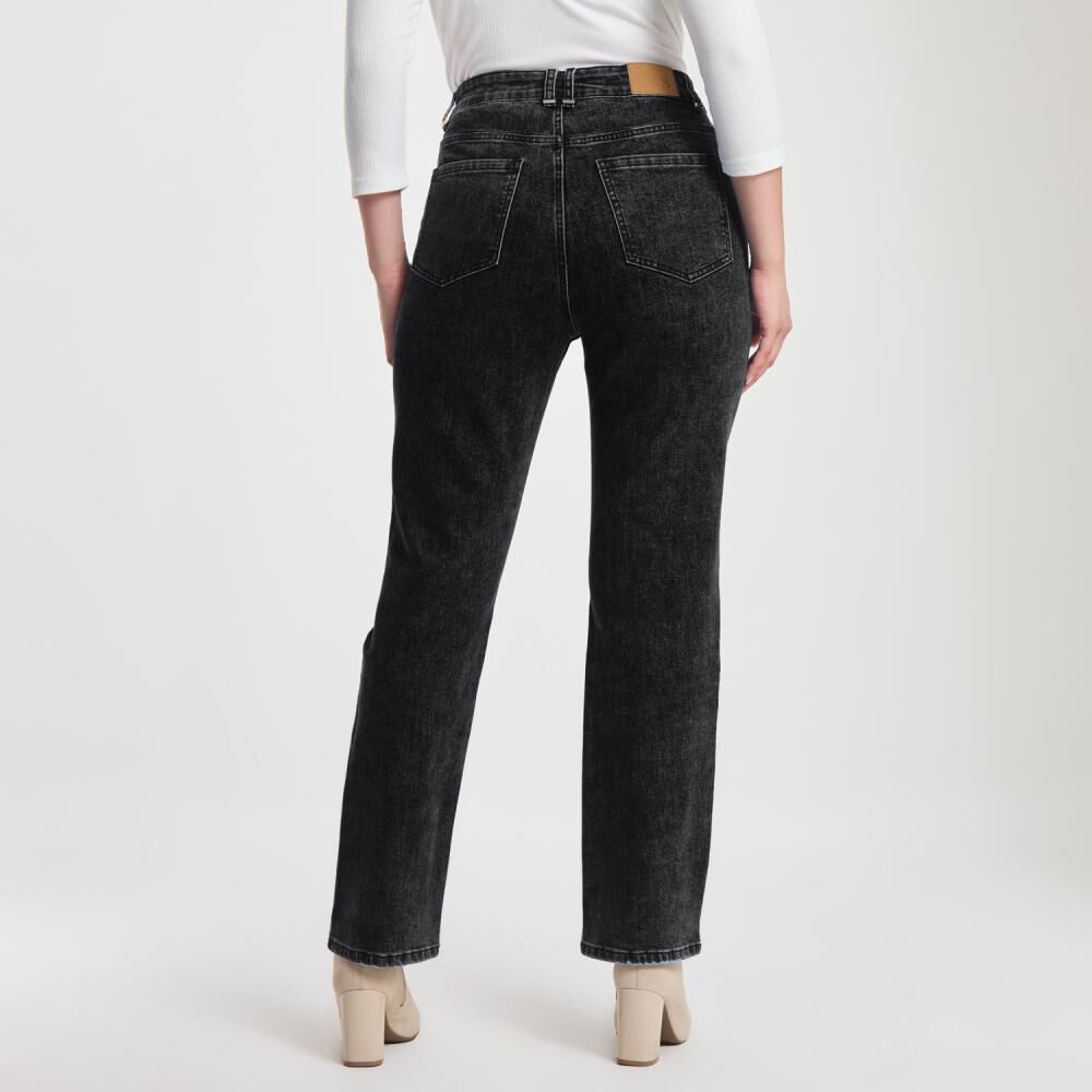 Jeans Tiro Medio Straight Mujer Sexy Large image number 1.0