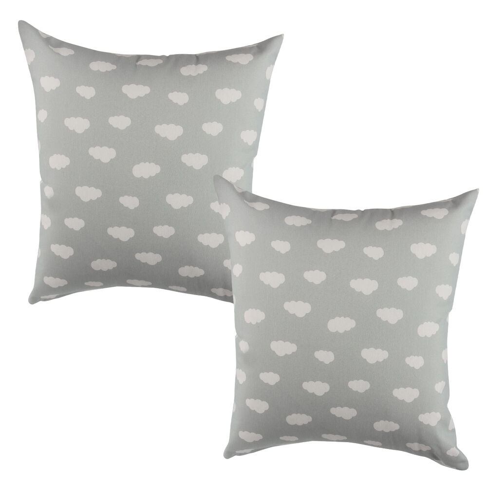 Set 2 Cojin Nubes Gris 50x50 image number 0.0
