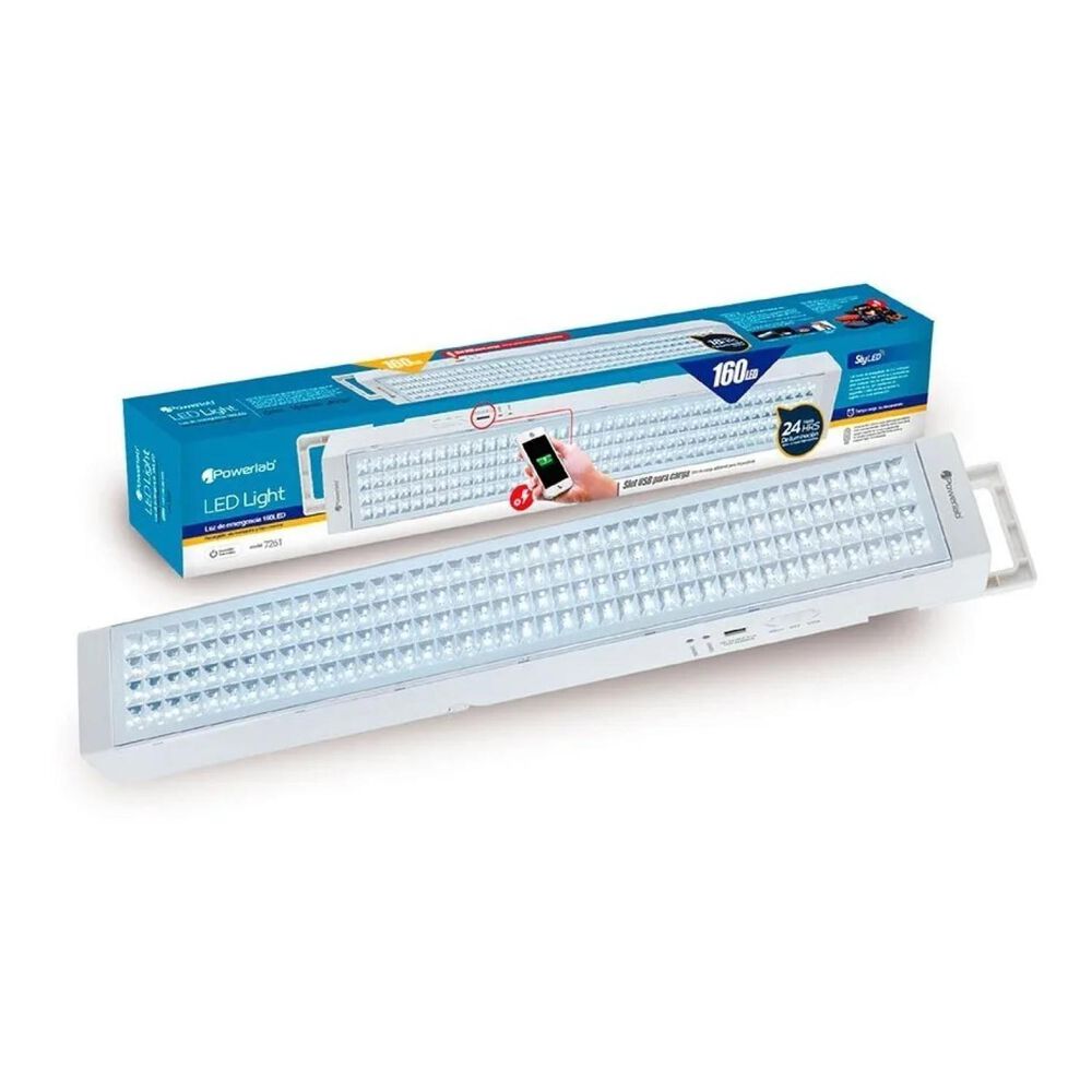 Lampara De Emergencia 160led 640lm 5w Blanco 7260 image number 2.0