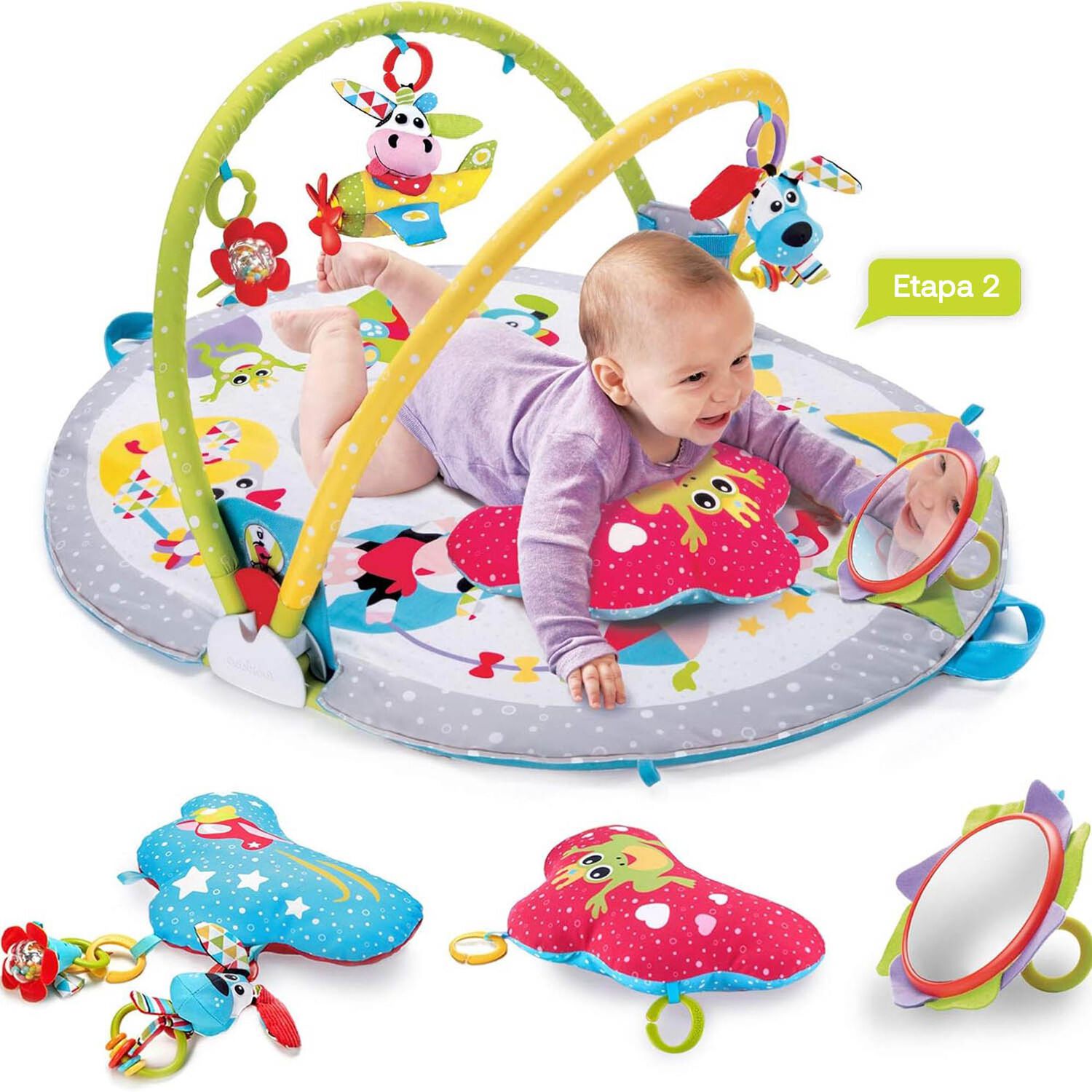 Gimnasio Interactivo Beb&eacute;s Gymotion Lay To Sit-up Play Yookidoo image number 2.0
