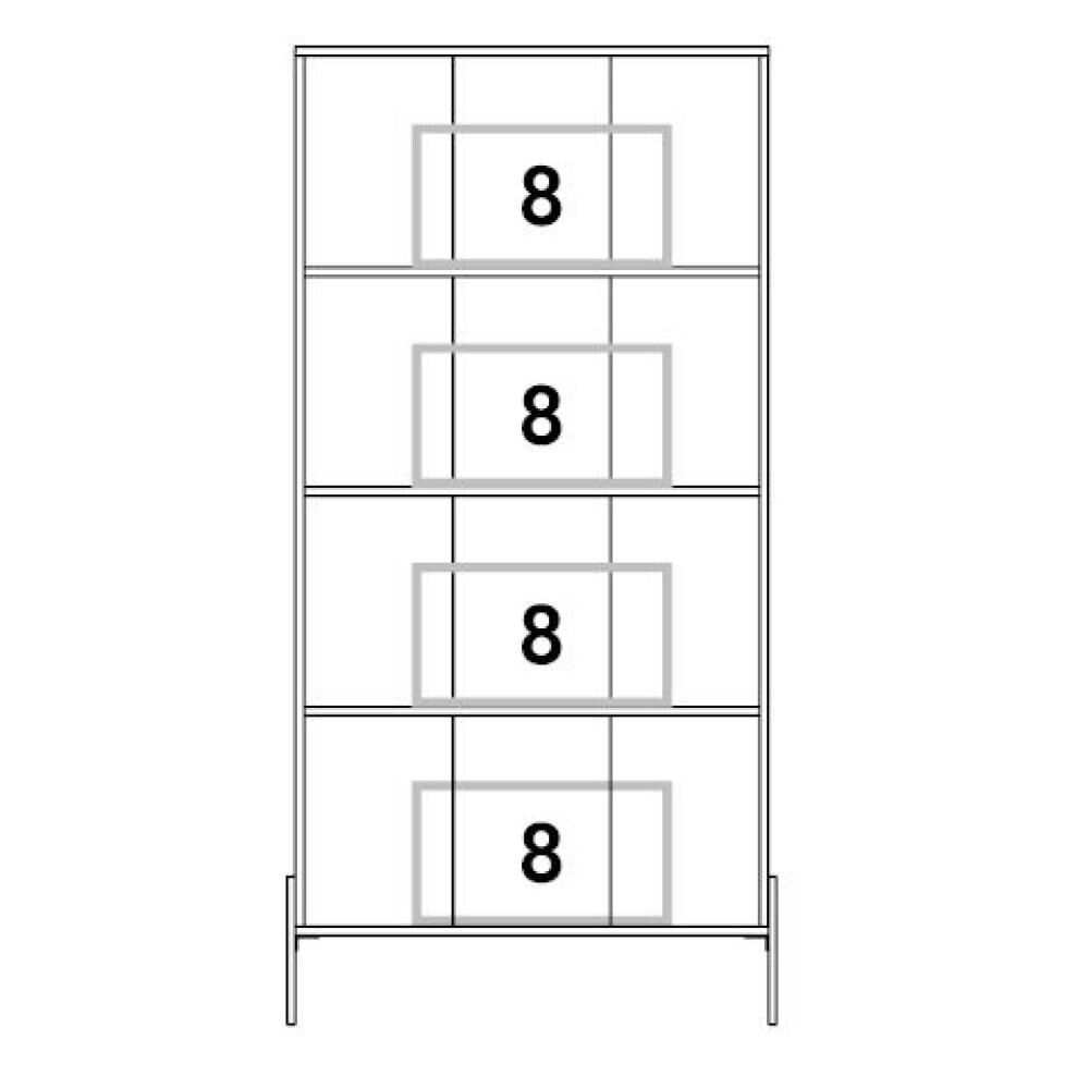 Librero Tuhome White Collection image number 3.0