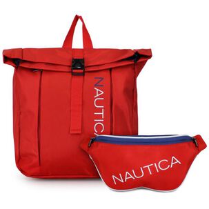 Mochila Bend + Banano Kappa Rojo Nautica