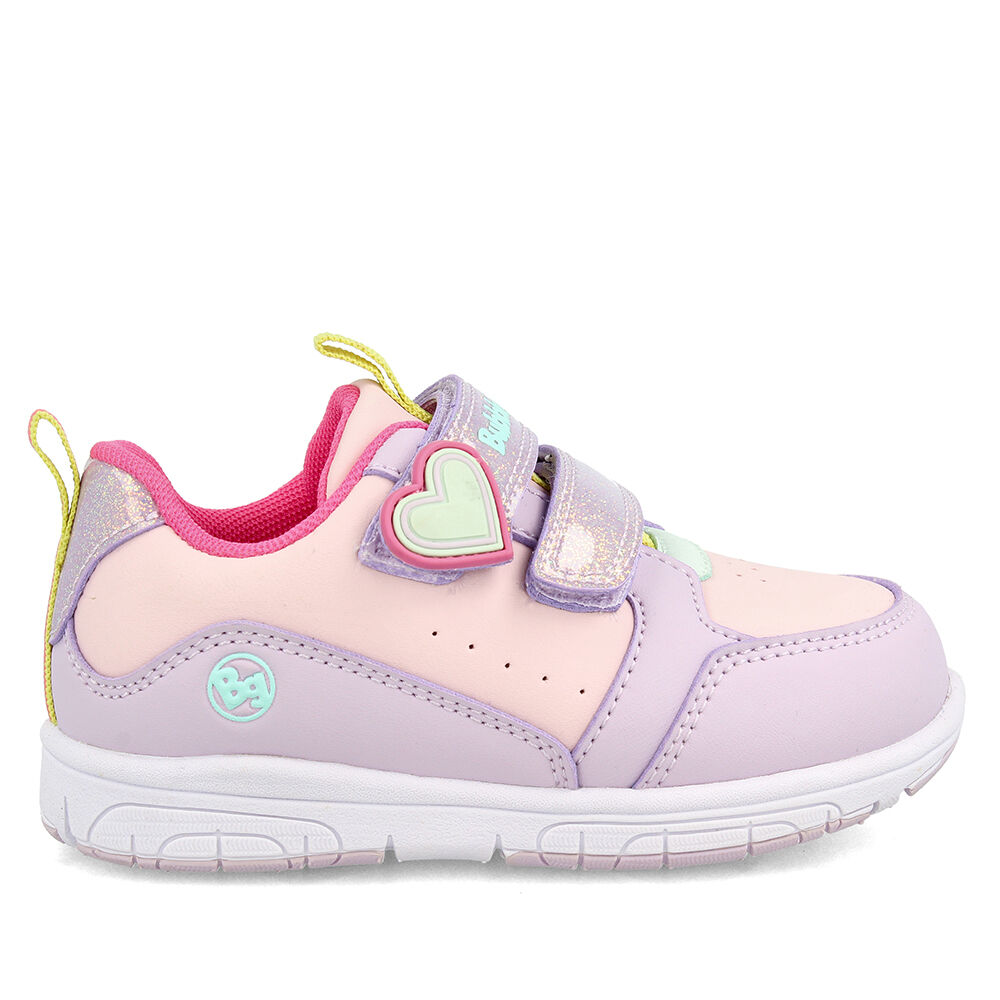 Zapatilla Niña Bubblegummers Soft Walker Lila image number 4.0