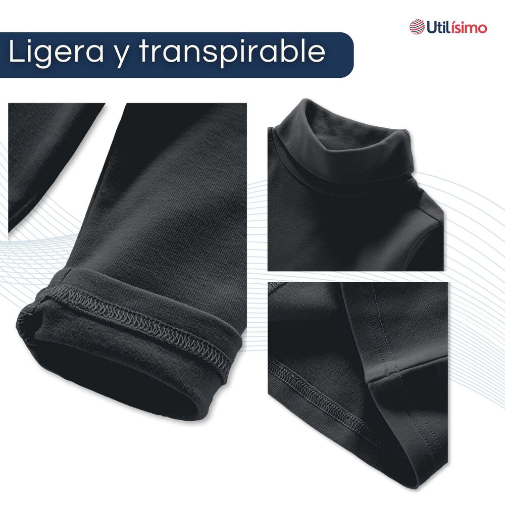 Pack 6 Camisetas Polera Beatle Bambú Manga Larga Niño Primera Capa Surtido image number 5.0