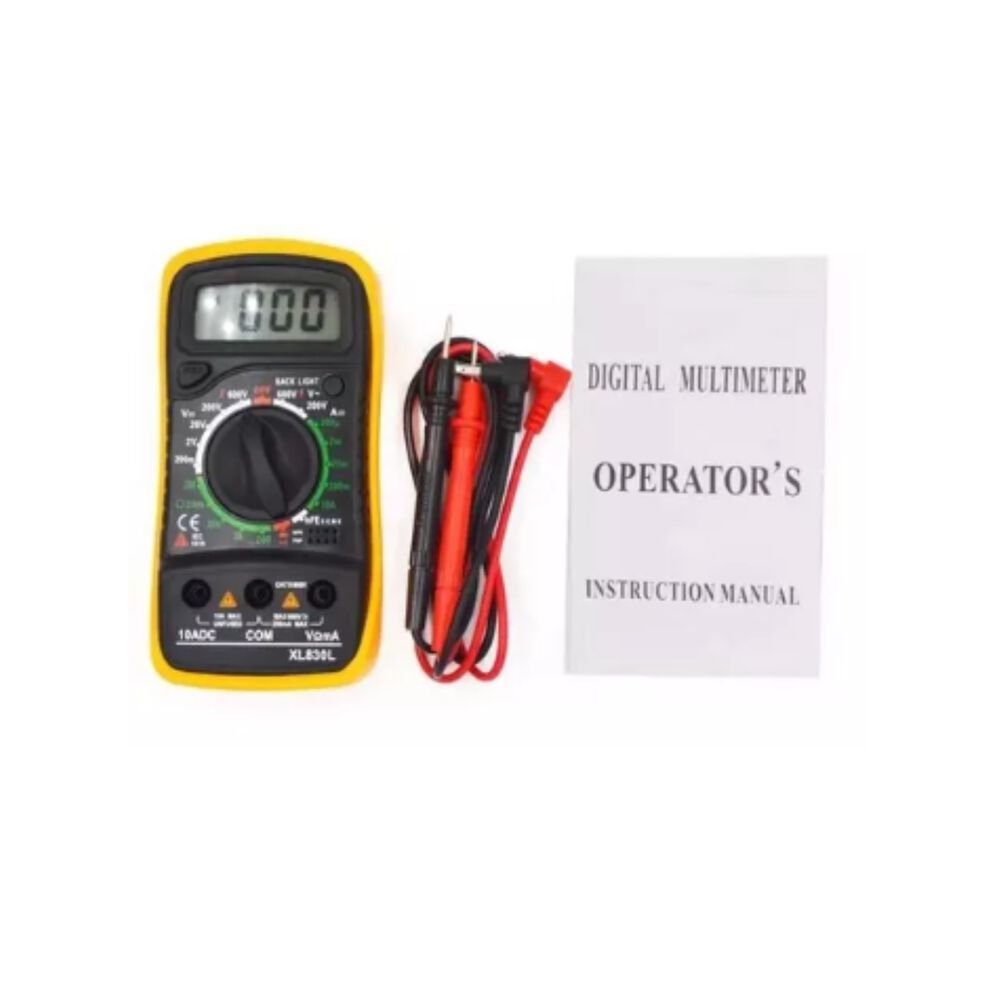 Tester Multitester Multímetro Digital Pantalla Lcd Xl-830l image number 9.0