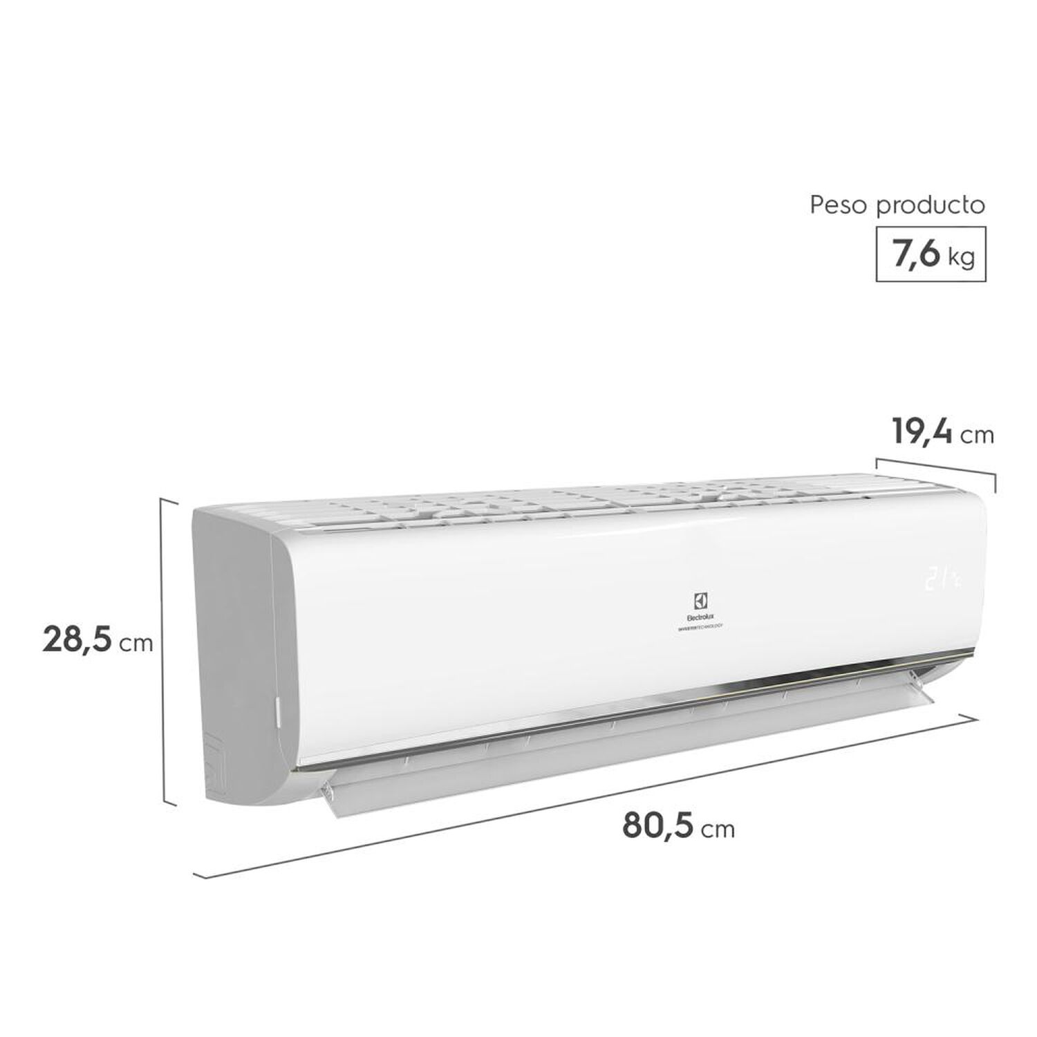 Aire Acondicionado Split Electrolux Inverter EAIX09 / 9000 BTU image number 1.0