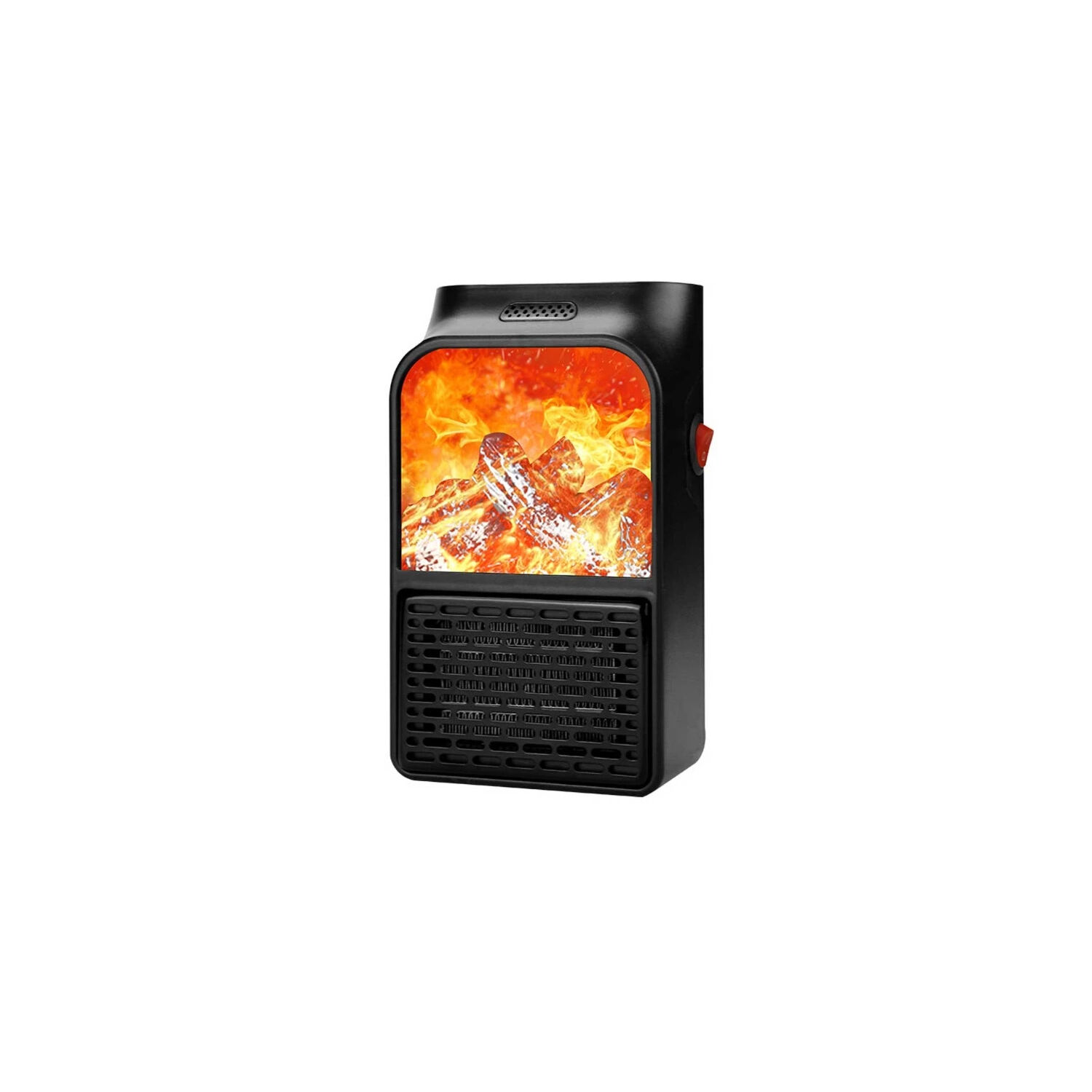 Calefactor Port&aacute;til Con Pantalla Efecto De Fuego 900w - Ps image number 0.0