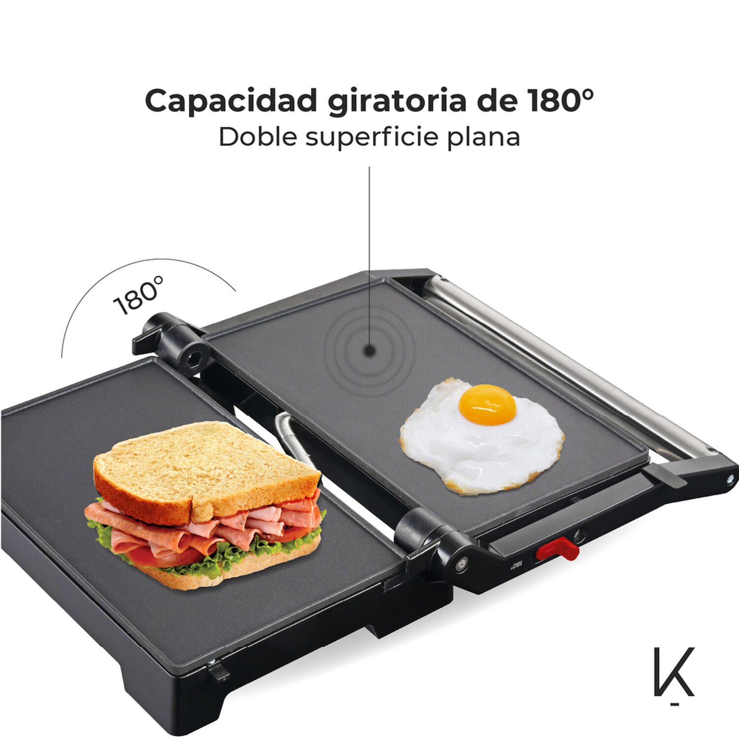 Sandwichera Plancha Panini Master Edition Kitchen-it image number 3.0