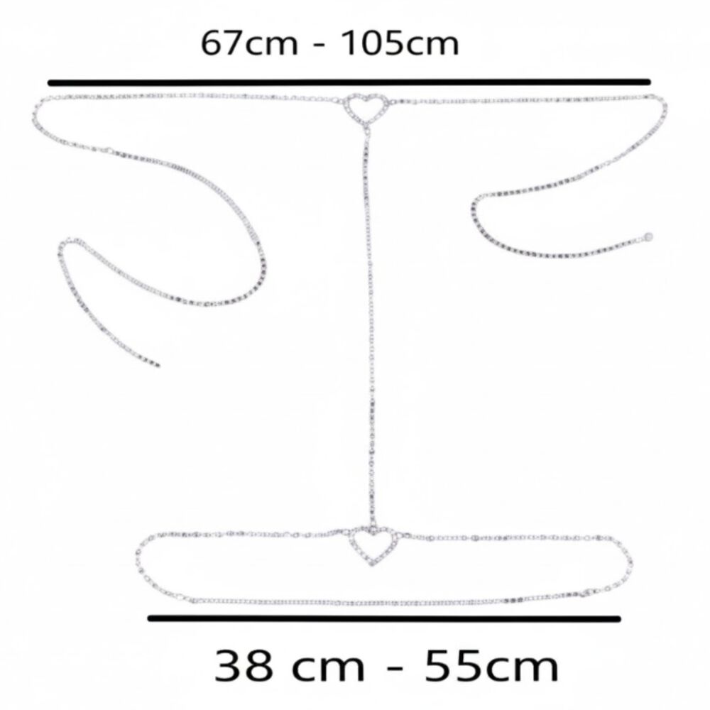 Cadena / Accesorio / Liguero Para Pierna Diamante image number 3.0