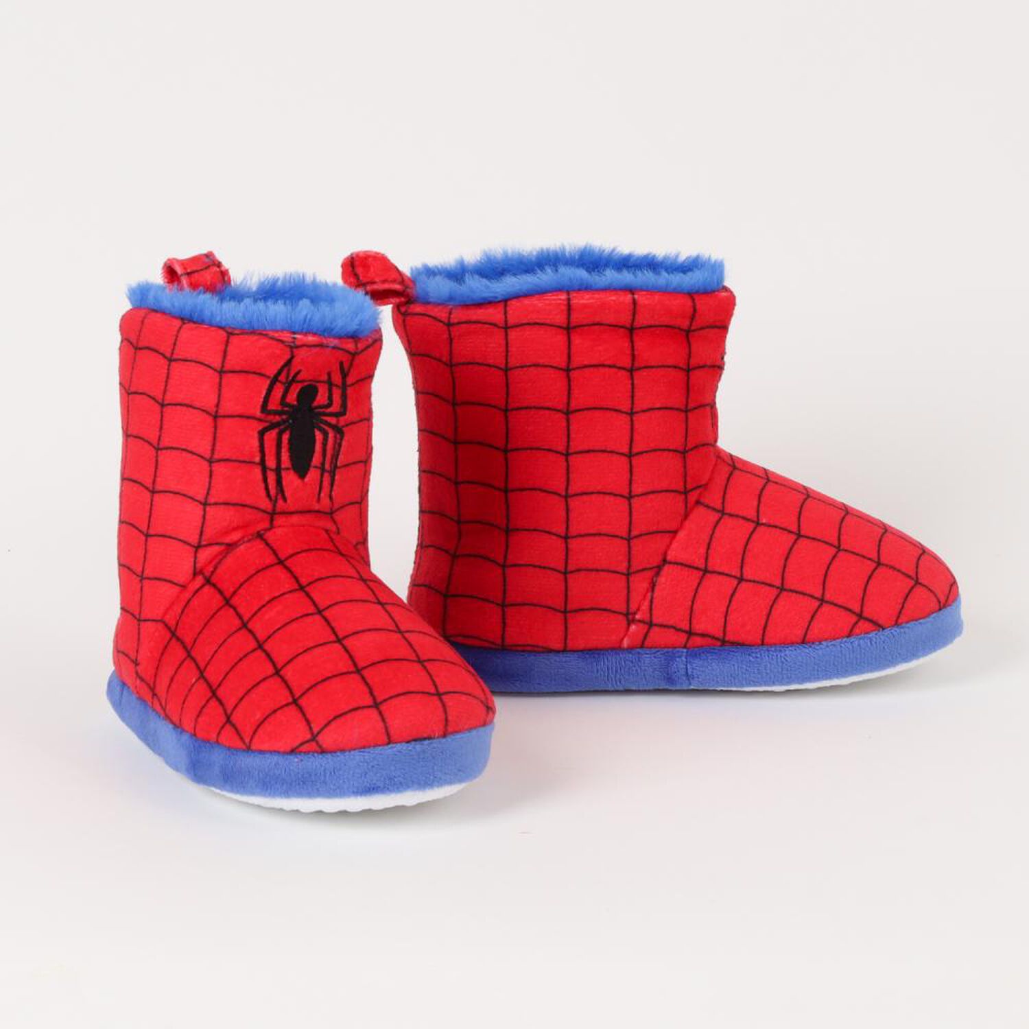 Pantufla Bota Ni&ntilde;o Spiderman Rojo image number 1.0