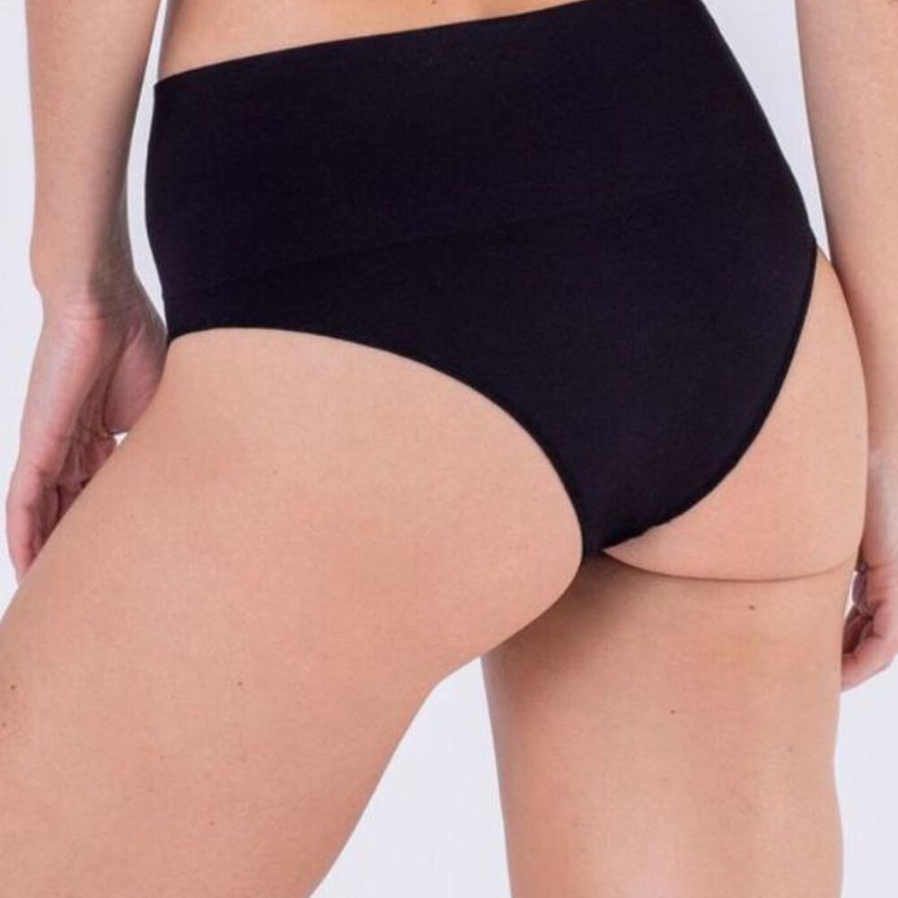 Calzón Cintura Alta Sin Costura - Negro 2rios image number 0.0