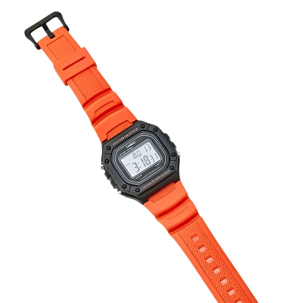 Reloj Casio Hombre W-218h-4b2vdf Orange Edition image number 4.0