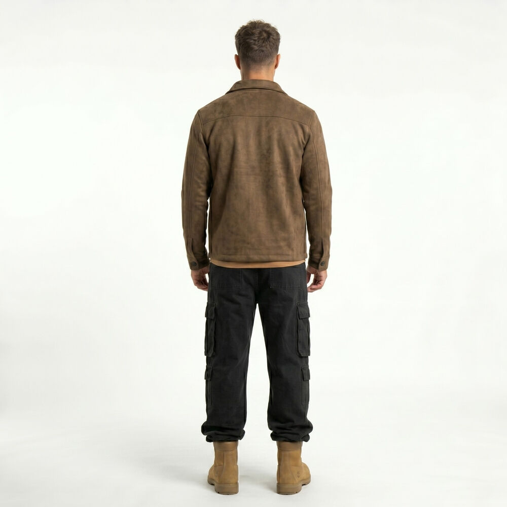 Chaqueta Sobrecamisa Gamuza Soft Hombre Fabrizio image number 2.0