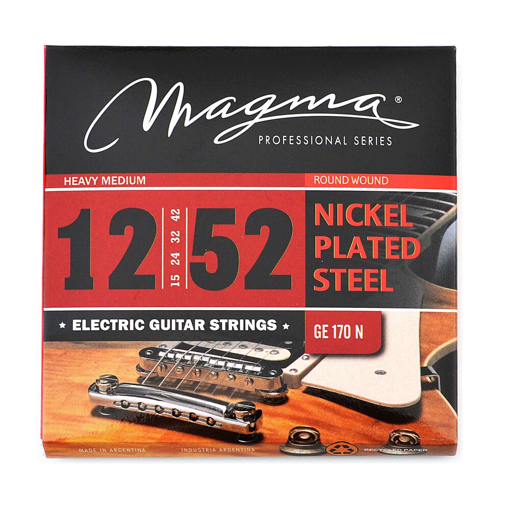 Set Cuerdas Guitarra El&eacute;ctrica Ge170n Magma image number 0.0