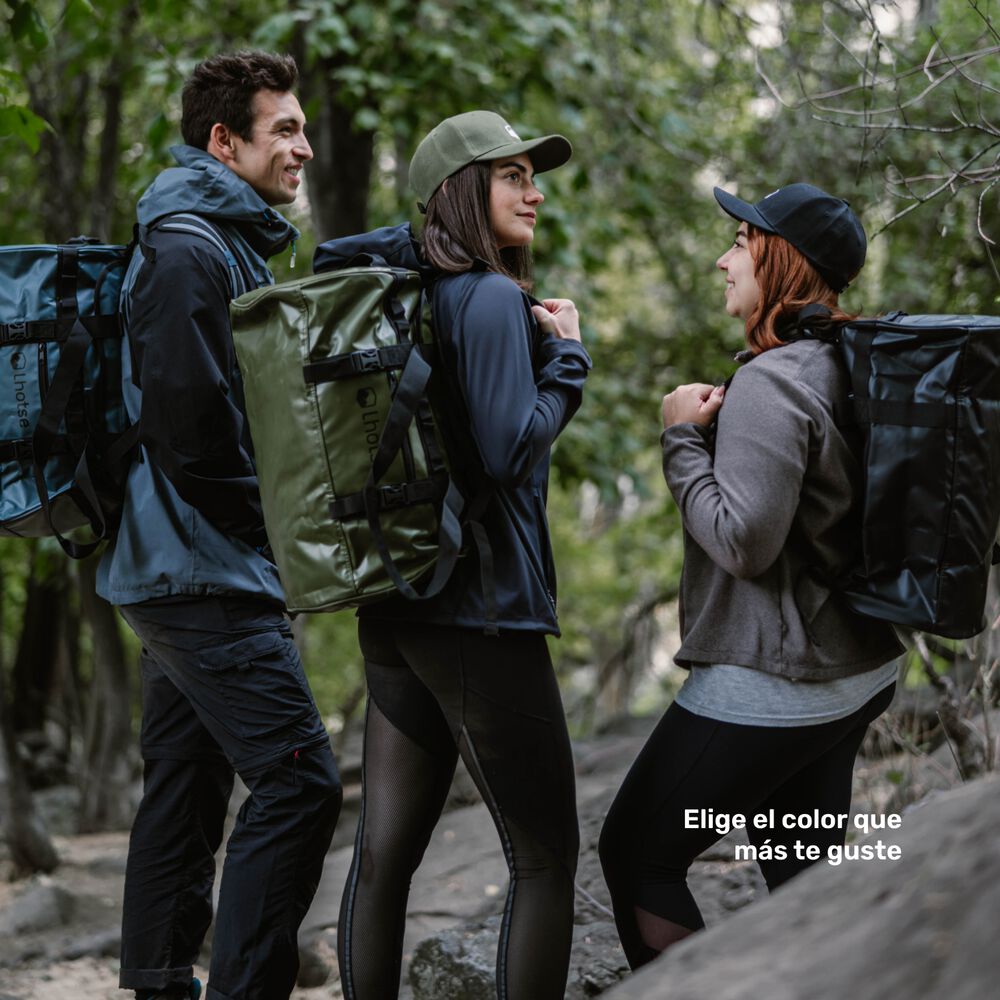 Bolso Deportivo Impermeable Duffel 60 Lts Lhotse Black image number 7.0