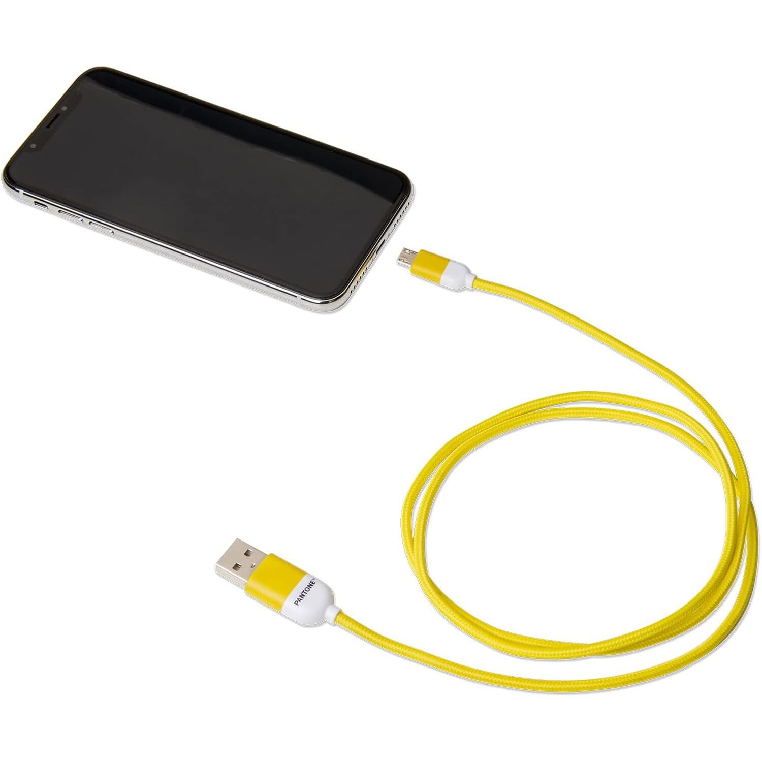 Cable De Datos Micro Usb 1 Mt Pantone High Speed Amarillo image number 2.0