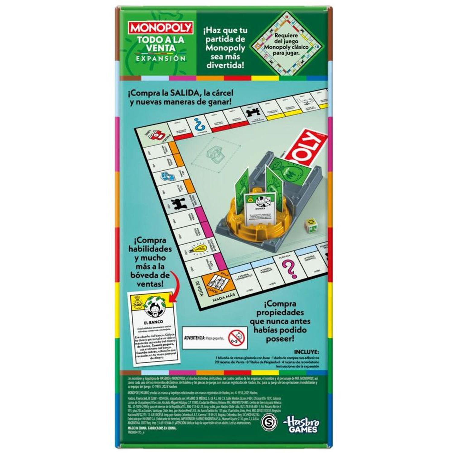 Juego De Mesa Monopoly Expansi&oacute;n Todo A La Venta image number 6.0