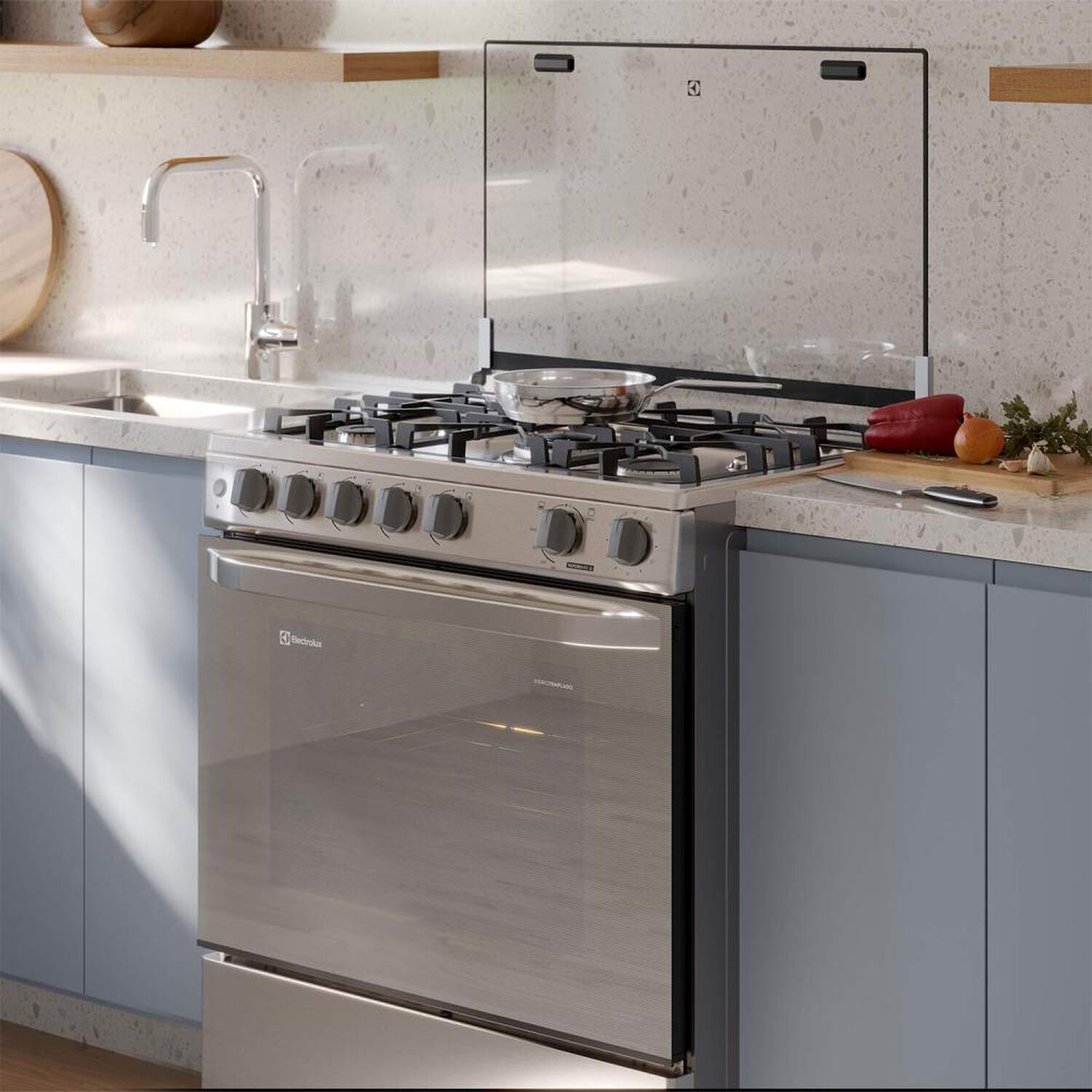 Cocina A Gas Electrolux Fe5sxc 5 Quemadores image number 5.0