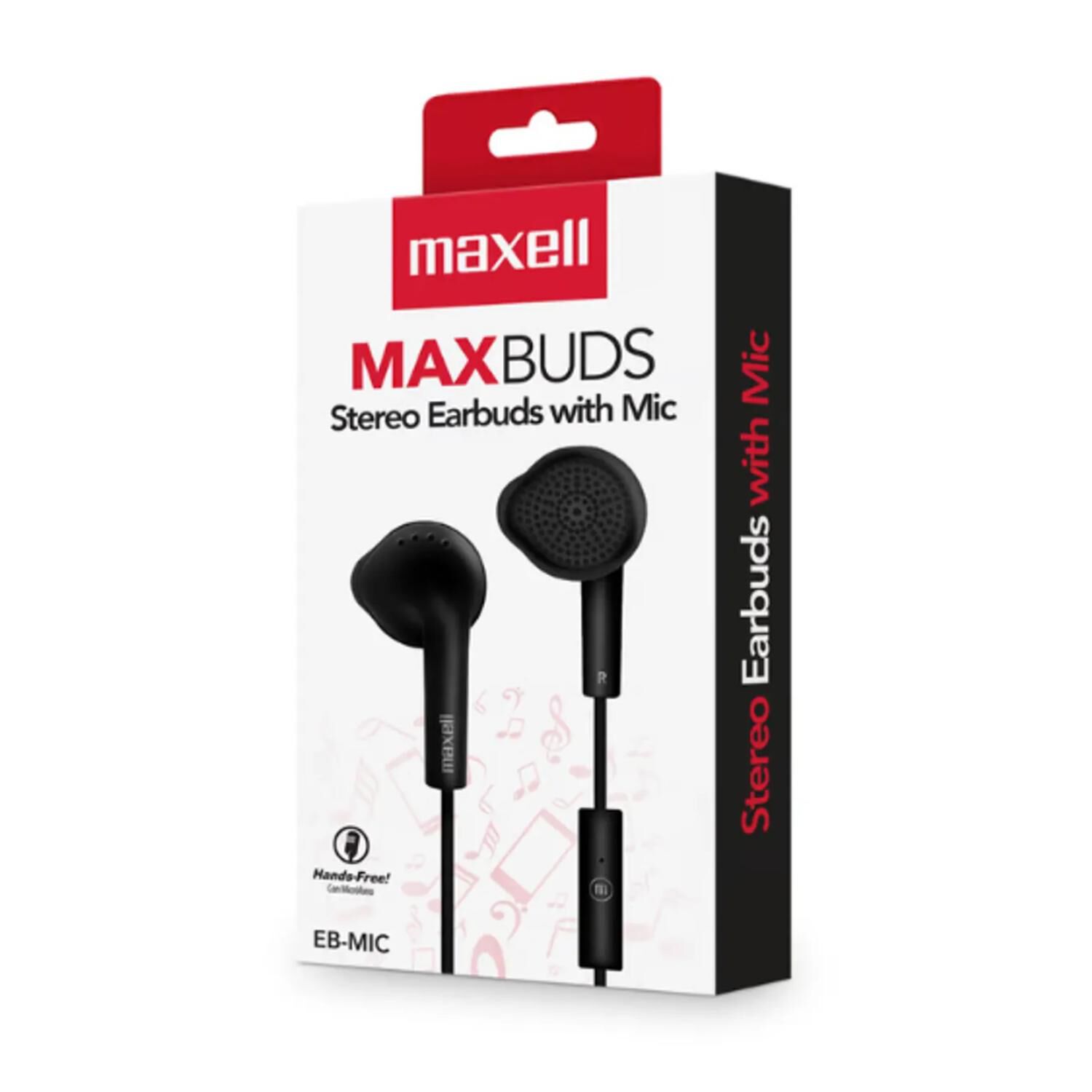 Audifonos Manos Libres Inear Jack 3.5mm Ultra Bass Maxbuds Maxell image number 1.0