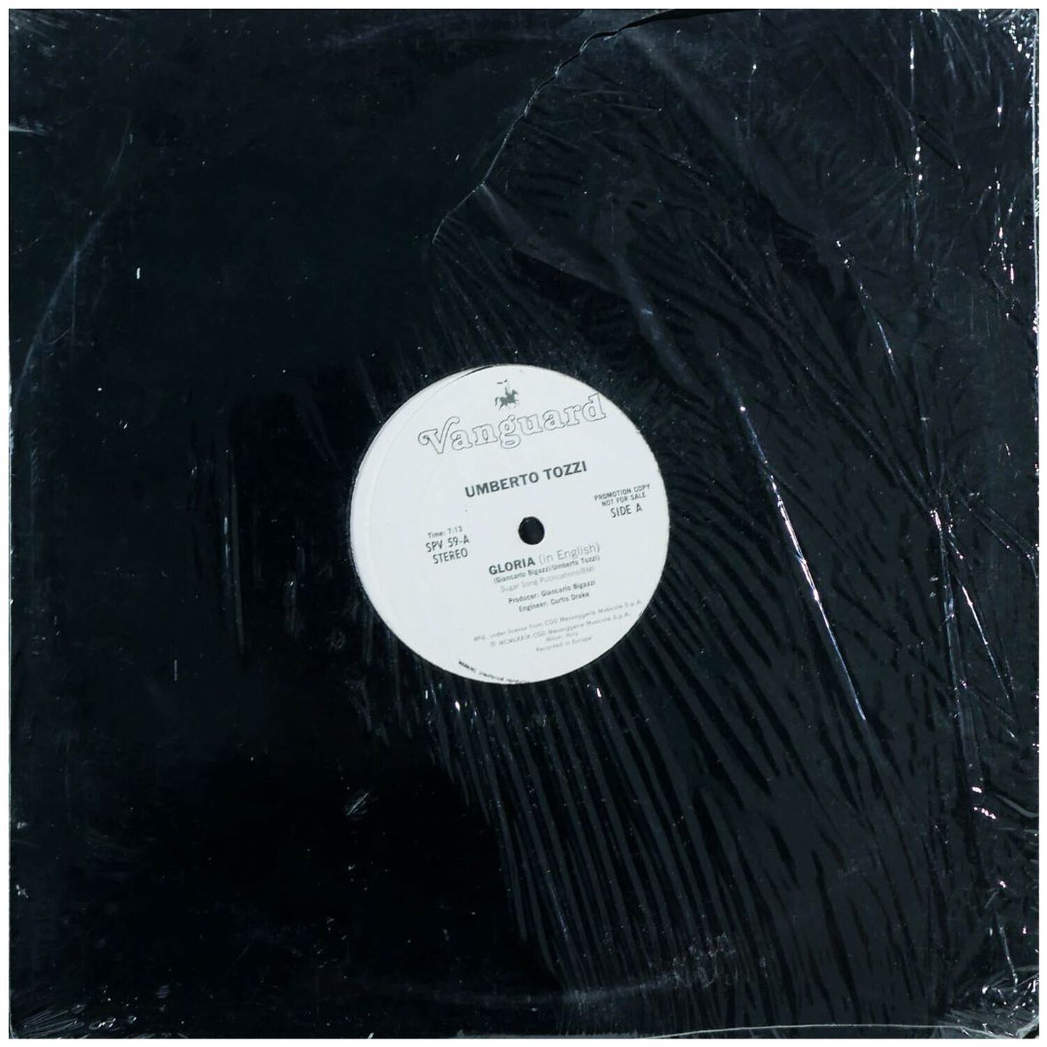 Umberto Tozzi - Gloria (12" Extended English/italian Version) | 12" Maxi Single Usado image number 0.0