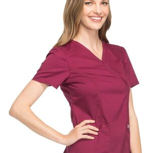 Conjunto Polera Y Pantalón Clinico Cherokee Burdeo