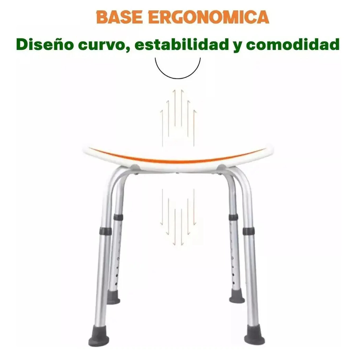 Asiento Seguridad Ducha Regulable Taumm Blanco image number 1.0