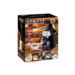 Cafetera El&eacute;ctrica Espresso Sokany 800w Vaporizador