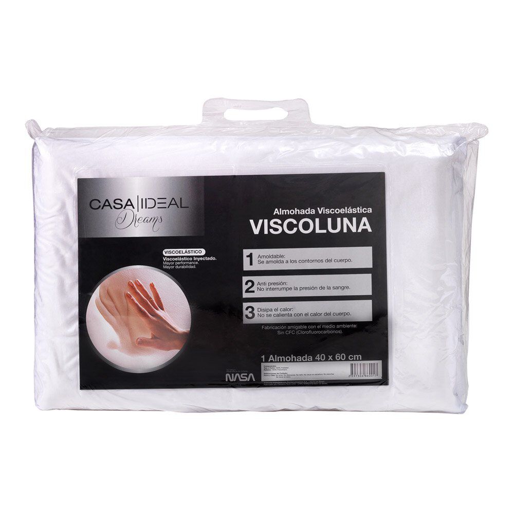 Almohada Casaideal Viscoelásticada Viscoluna / 40x60 Cm image number 0.0
