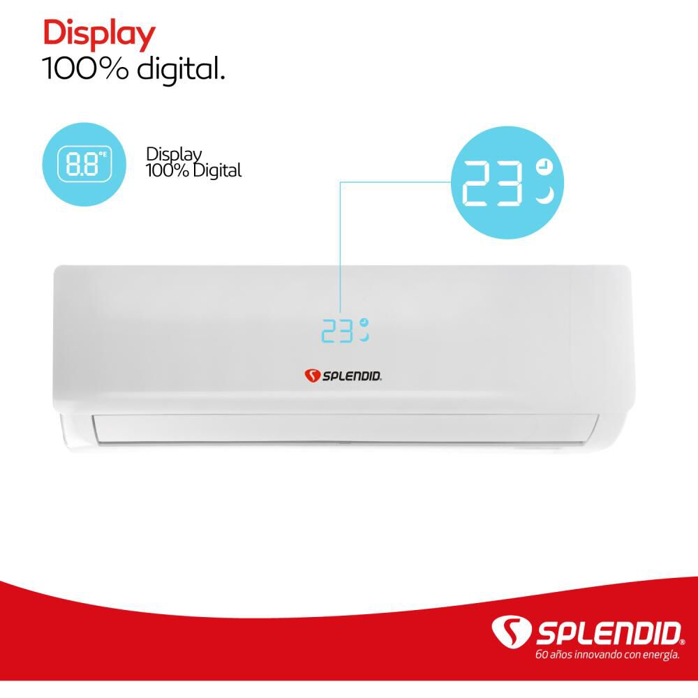 Aire Acondicionado Splendid Split On/Off / 12000 BTU image number 2.0