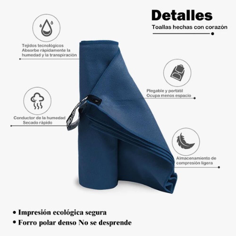 Toalla De Deporte Microfibra Set X3 image number 4.0