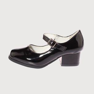 Zapato Cueca Negro V&iacute;a Franca Art. 3ljb03504